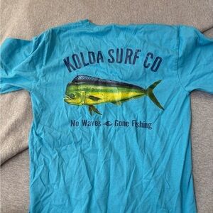 Koloa Surf Co Mens Blue Graphic T-Shirt